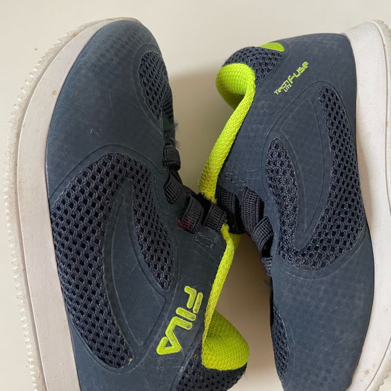 Tenis Fila Overpass Tech Baby Azul Fila Usado 101348855 enjoei