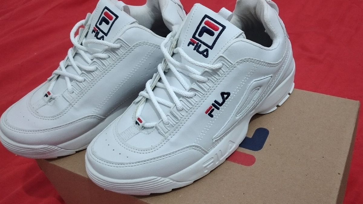 tenis fila branco replica