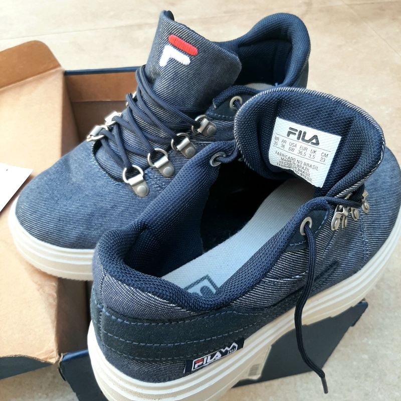 Tenis fila jamball outlet jeans