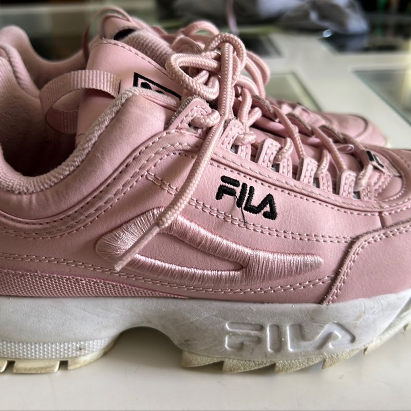 Tenis store fila rosinha