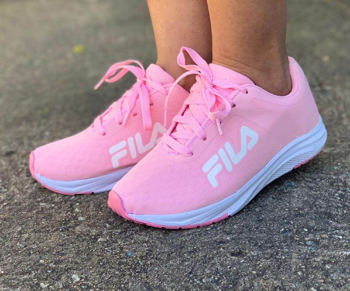 sapato fila rosa