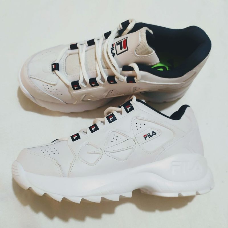 T nis Fila Styling Branco Feminino Tamanho 35 T nis Feminino Fila Usado 94906092 enjoei