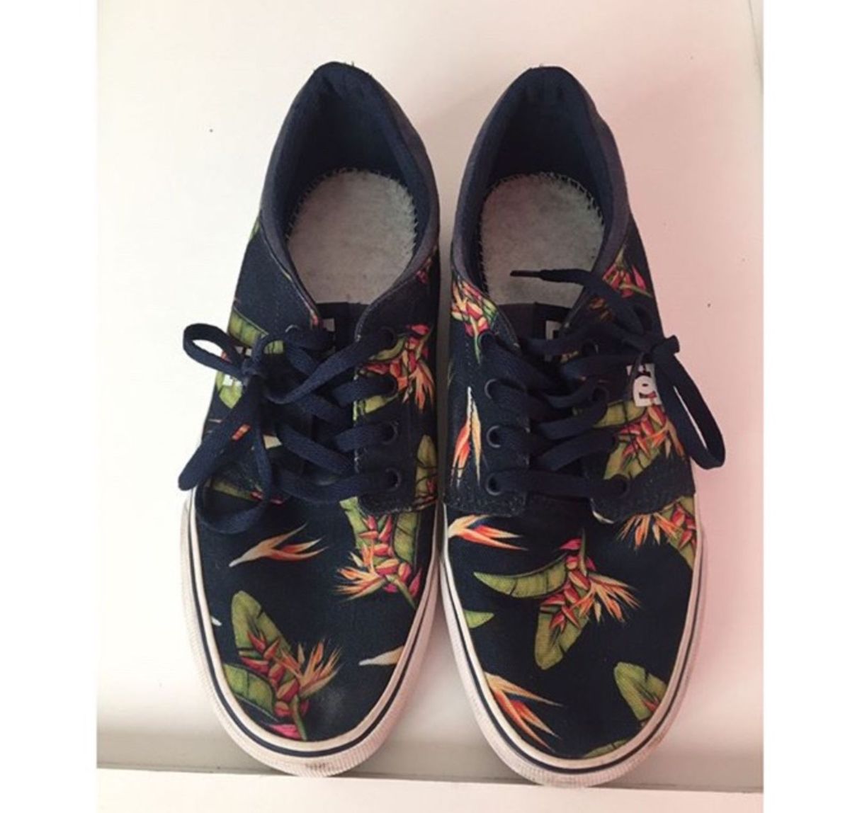 tenis dc floral