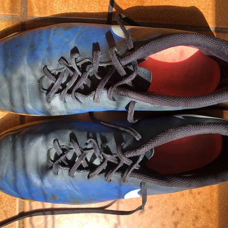 Tênis Futsal Magista X Nike Dark Azul e Preto Tamanho 43 Original