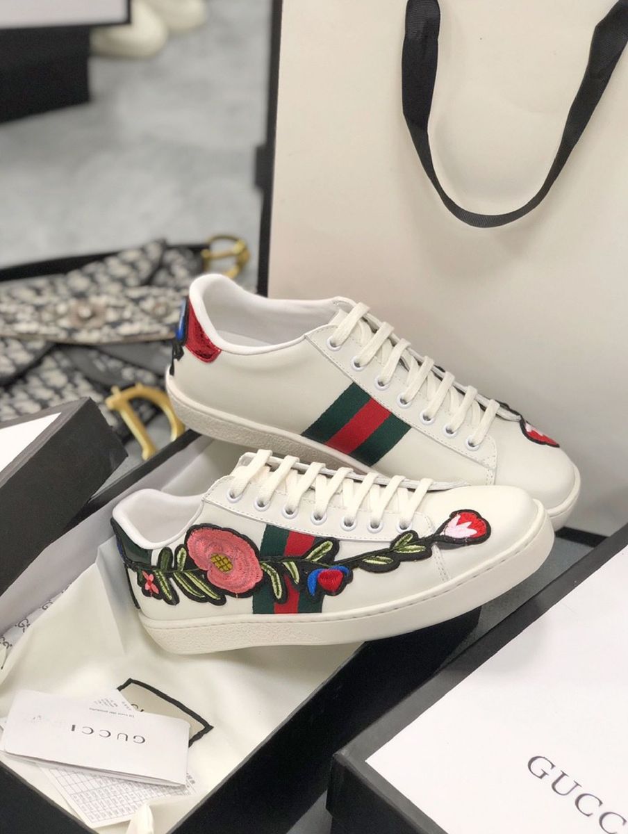 Gucci outlet tenis flores