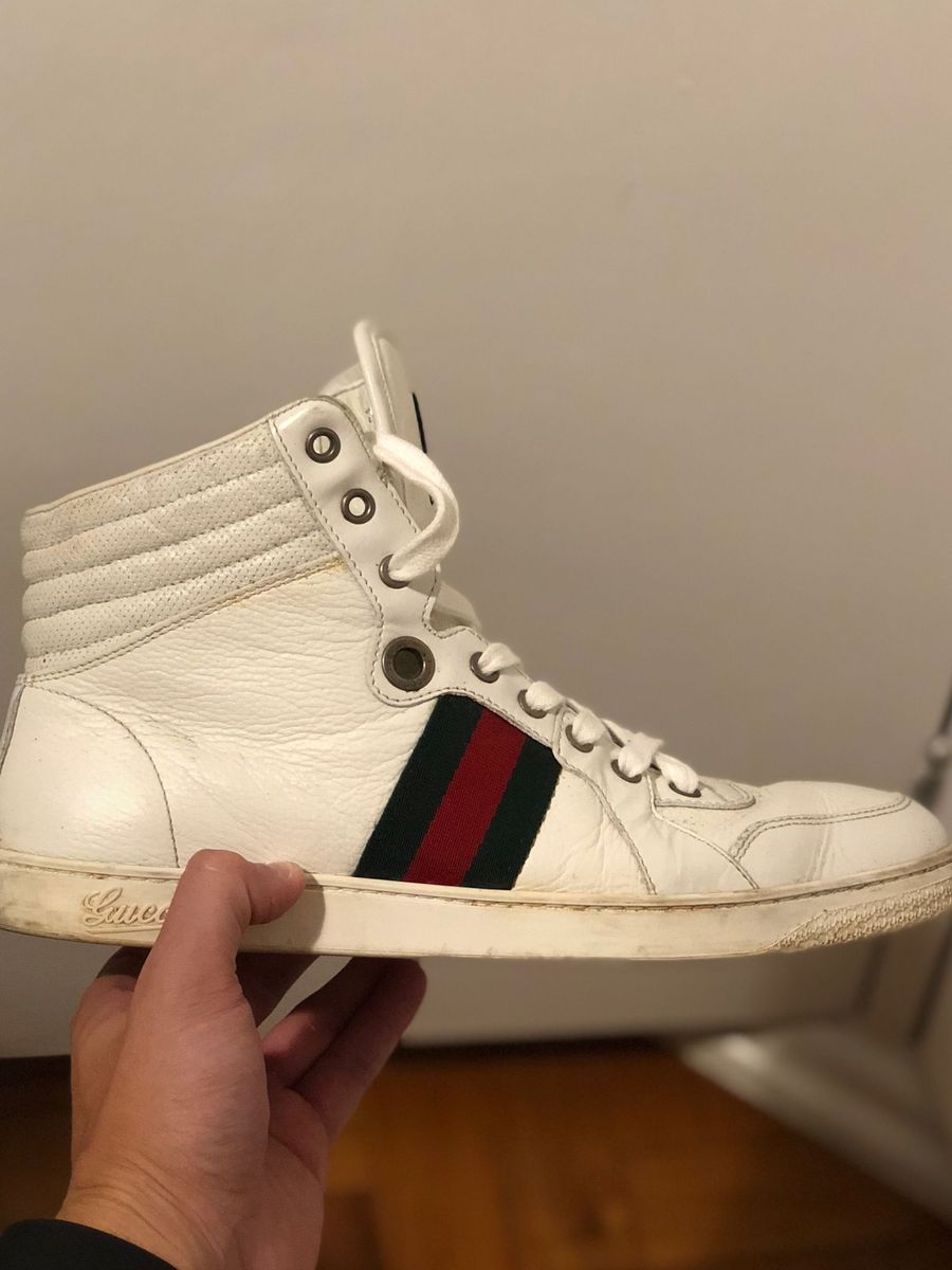 tenis gucci masculino cano alto