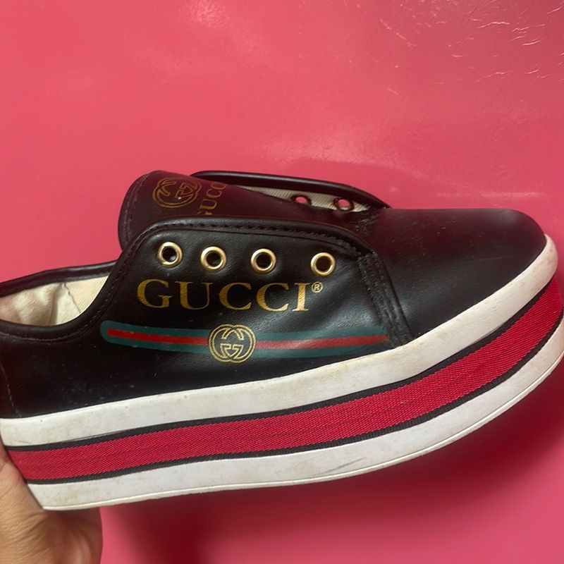 Tenis gucci hot sale feminino plataforma