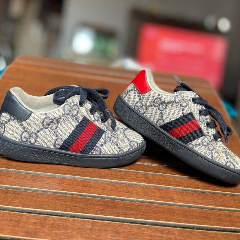 Tenis da gucci hot sale infantil