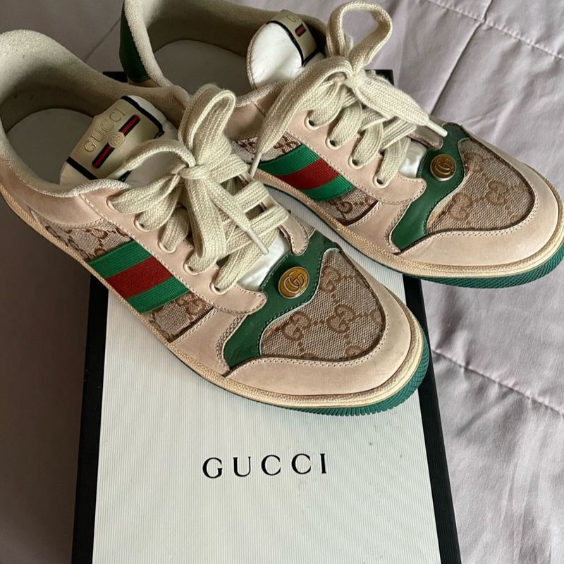 Tenis Gucci Feminino Original Gucci Ace Sapatenis Masculino Gucci