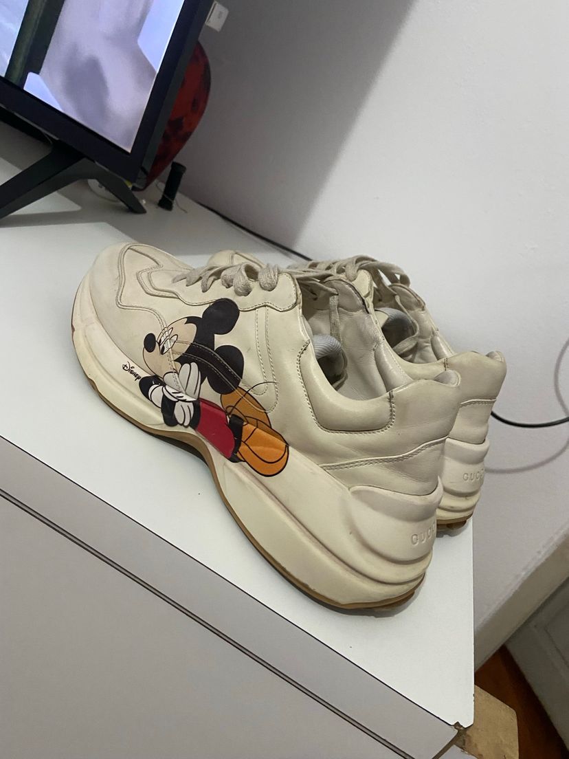 Tênis Gucci Mickey Edição Rara | Tênis Masculino Gucci Usado 133281785 ...