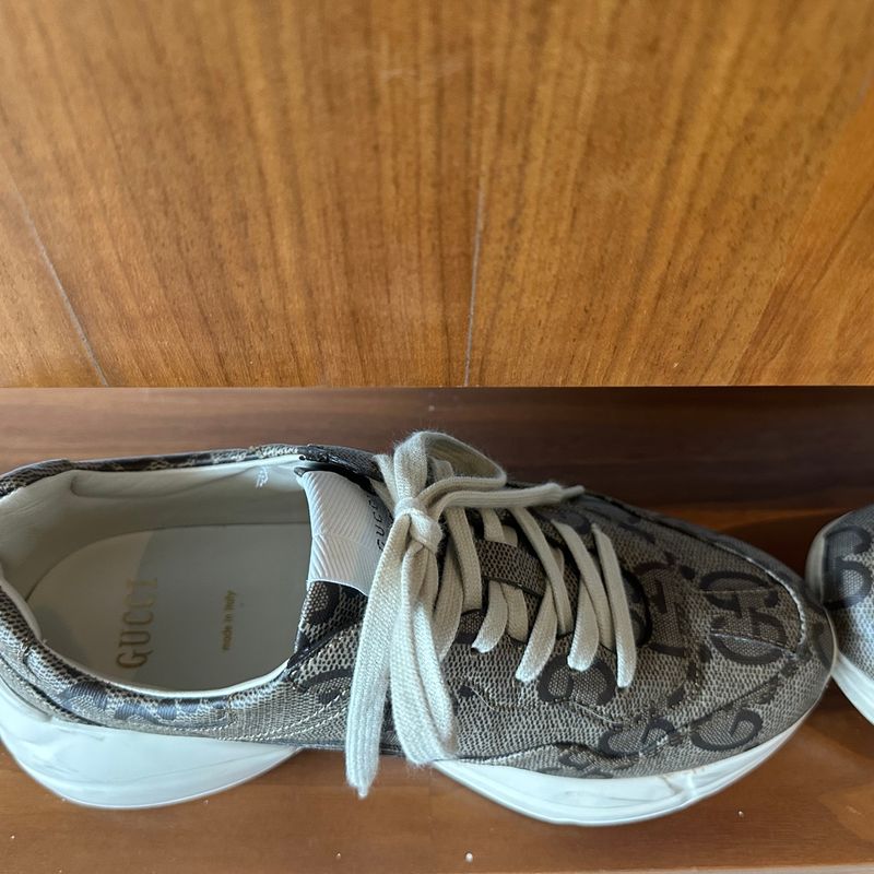 Tênis Gucci Monograma Original | Gucci Usado 91907057 | enjoei