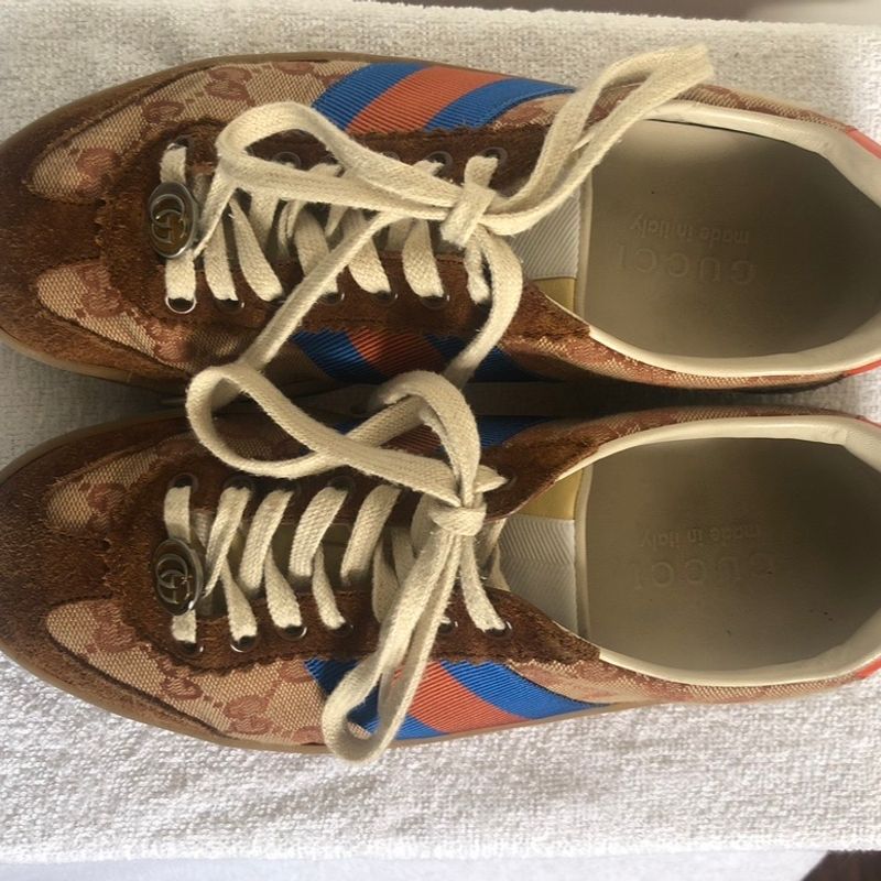 Tenis discount gucci monograma