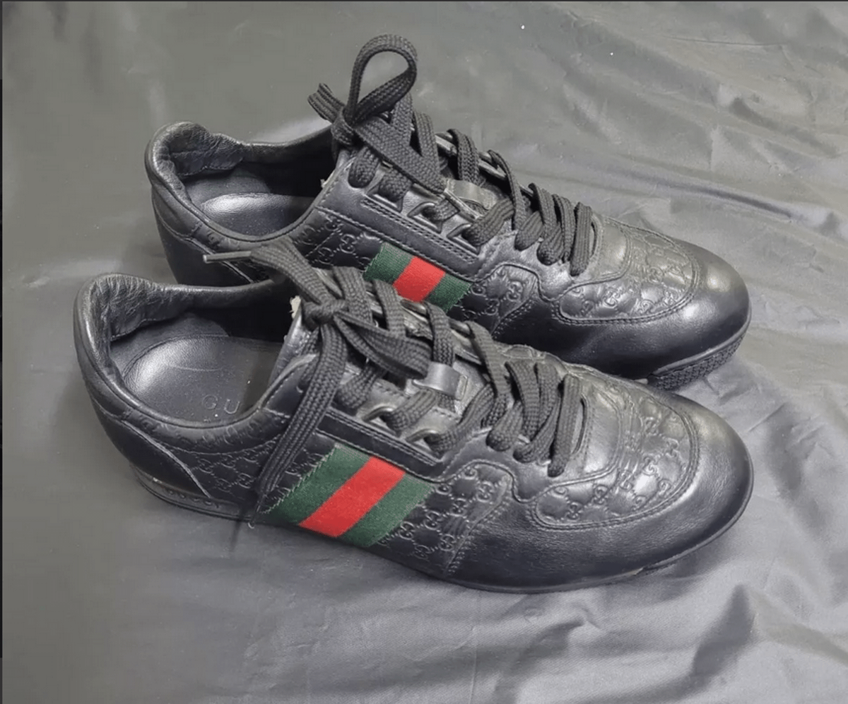 T nis Gucci Original Modelo 23334 Sapato Masculino Gucci Usado 88728217 enjoei