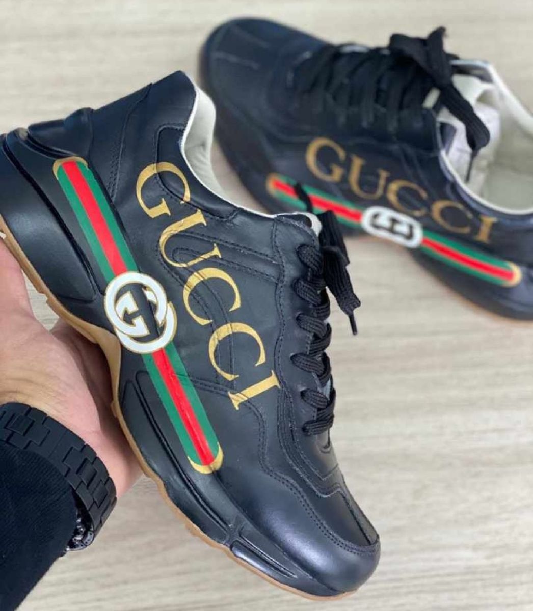 tenis da gucci feminino preto