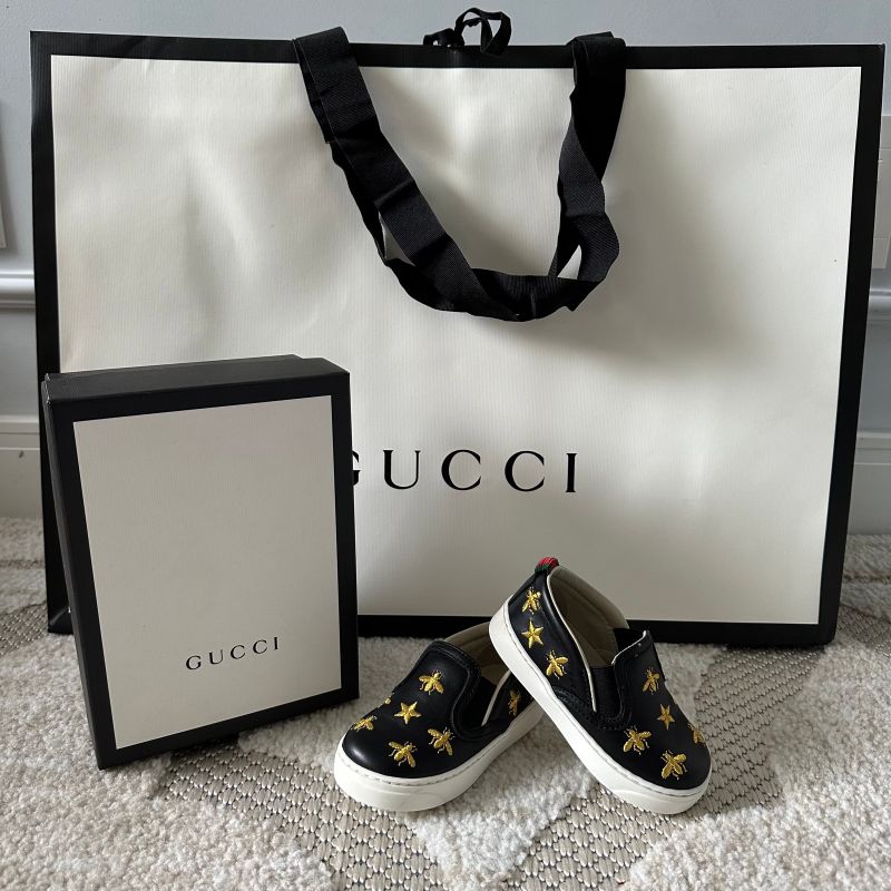 Tenis best sale gucci bebe