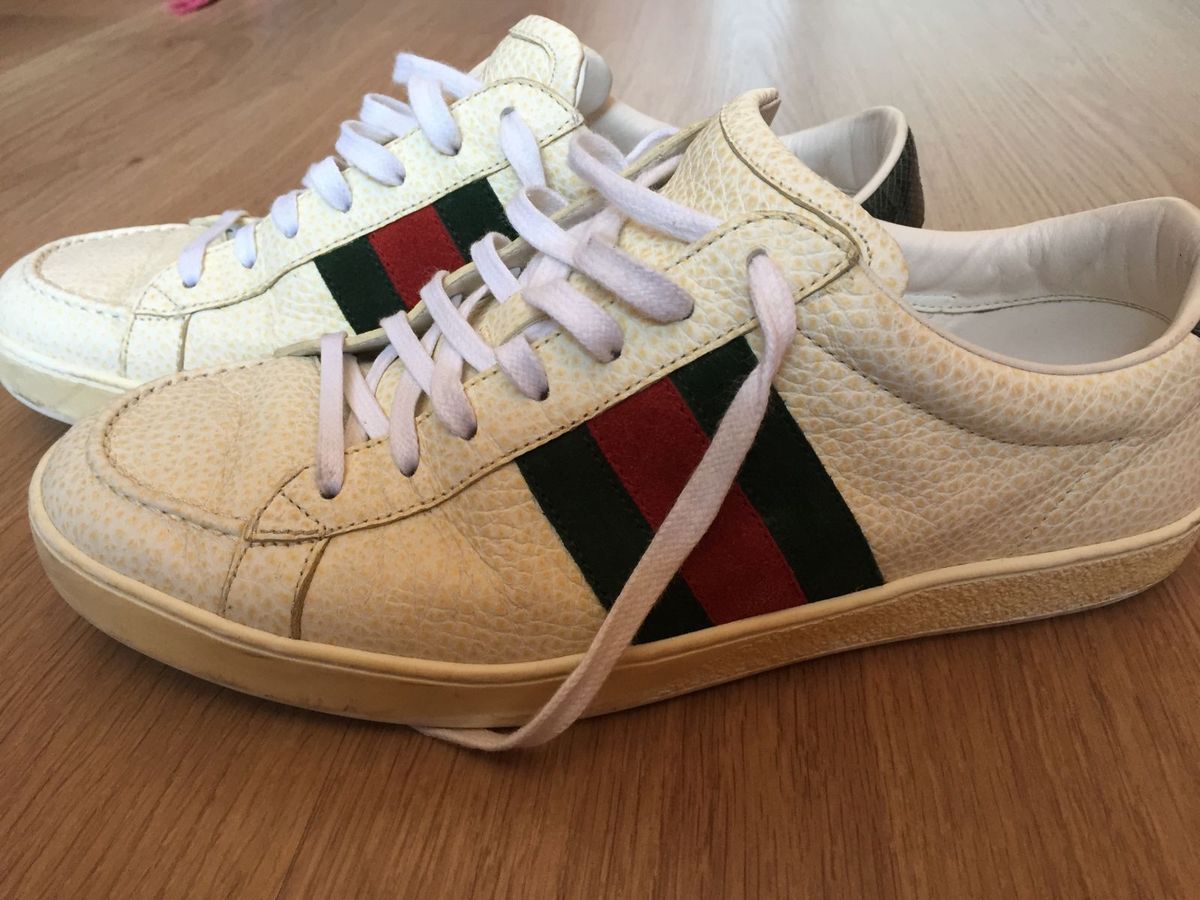 tenis gucci sujo