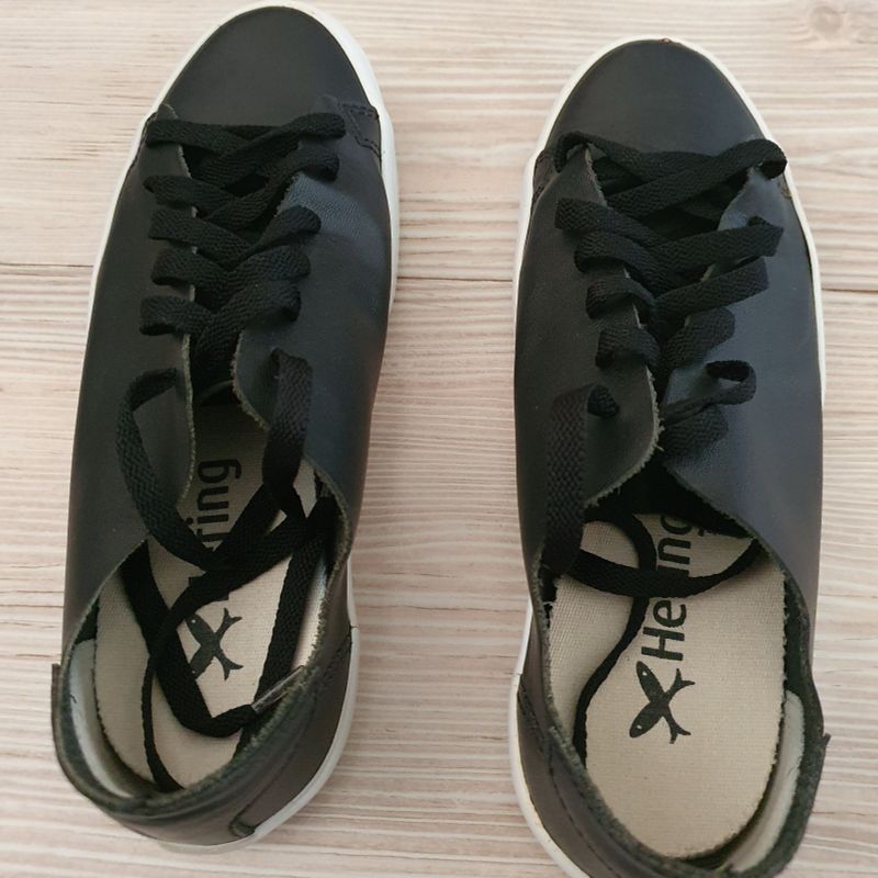 Tenis hering hot sale couro