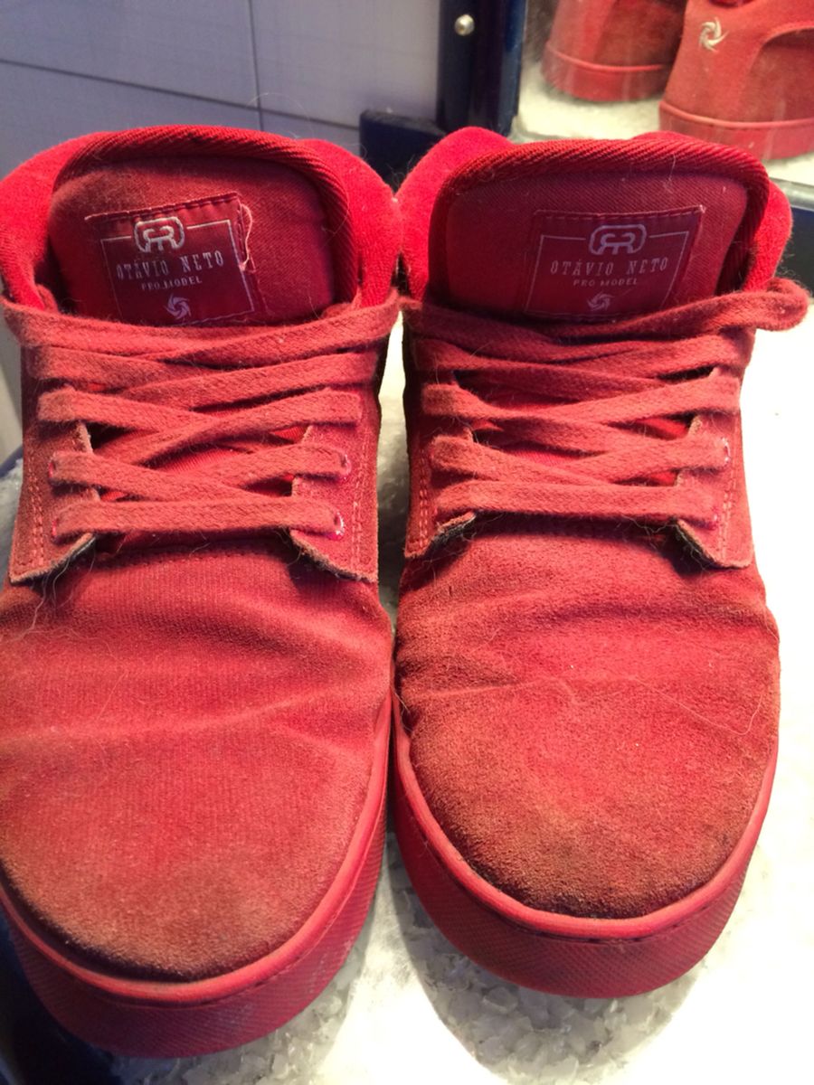 tênis hocks vermelho