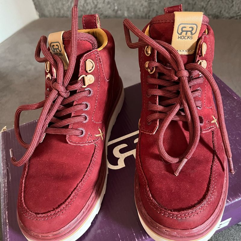 Tênis Hocks Vinho Hocks Usado 107978703 enjoei