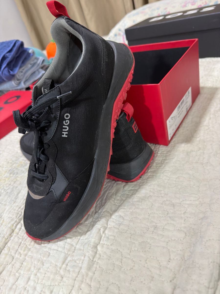 Tênis Hugo Boss Kane Runn Original Tam 46 | Tênis Masculino Hugo Boss ...
