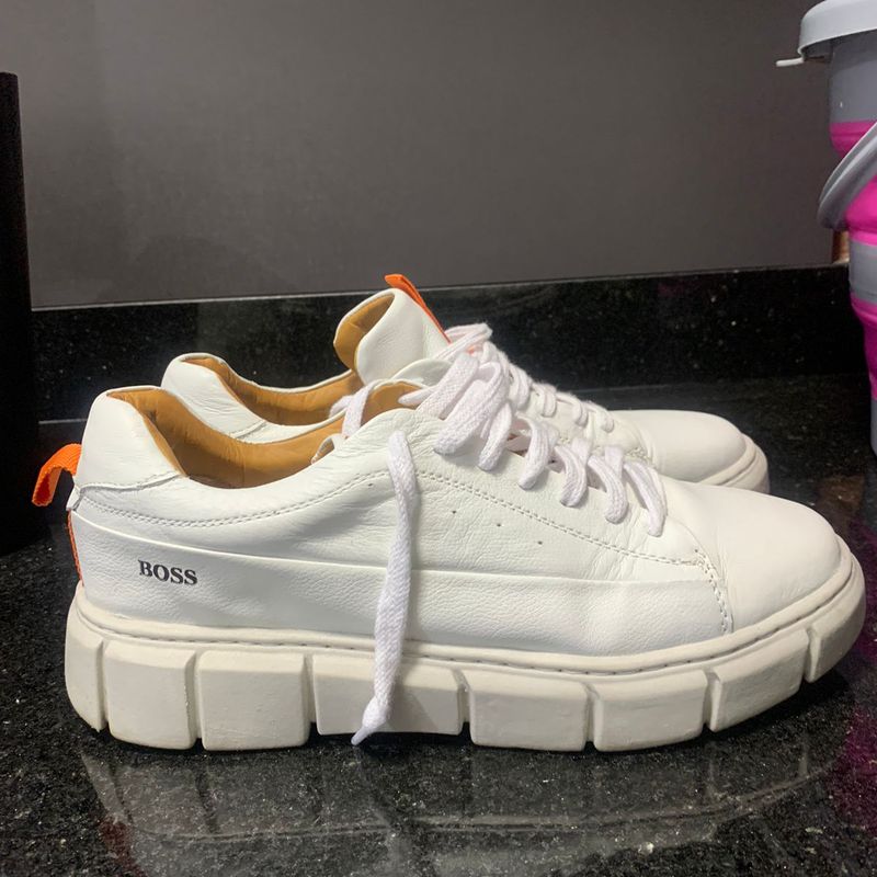Tênis Sapato Hugo Boss Branco Masculino Tênis Masculino Hugo Boss Usado  102438034 enjoei - Main Image
