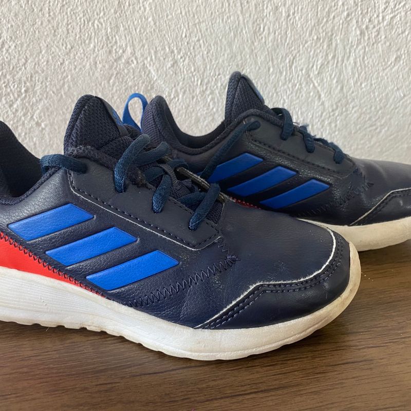 T nis Infantil Adidas Altarun K Azul Noite e Laranja Tam 30