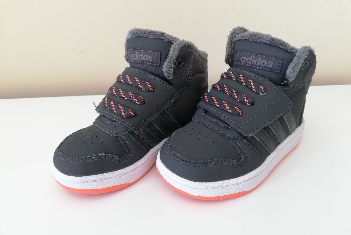 adidas cano alto infantil