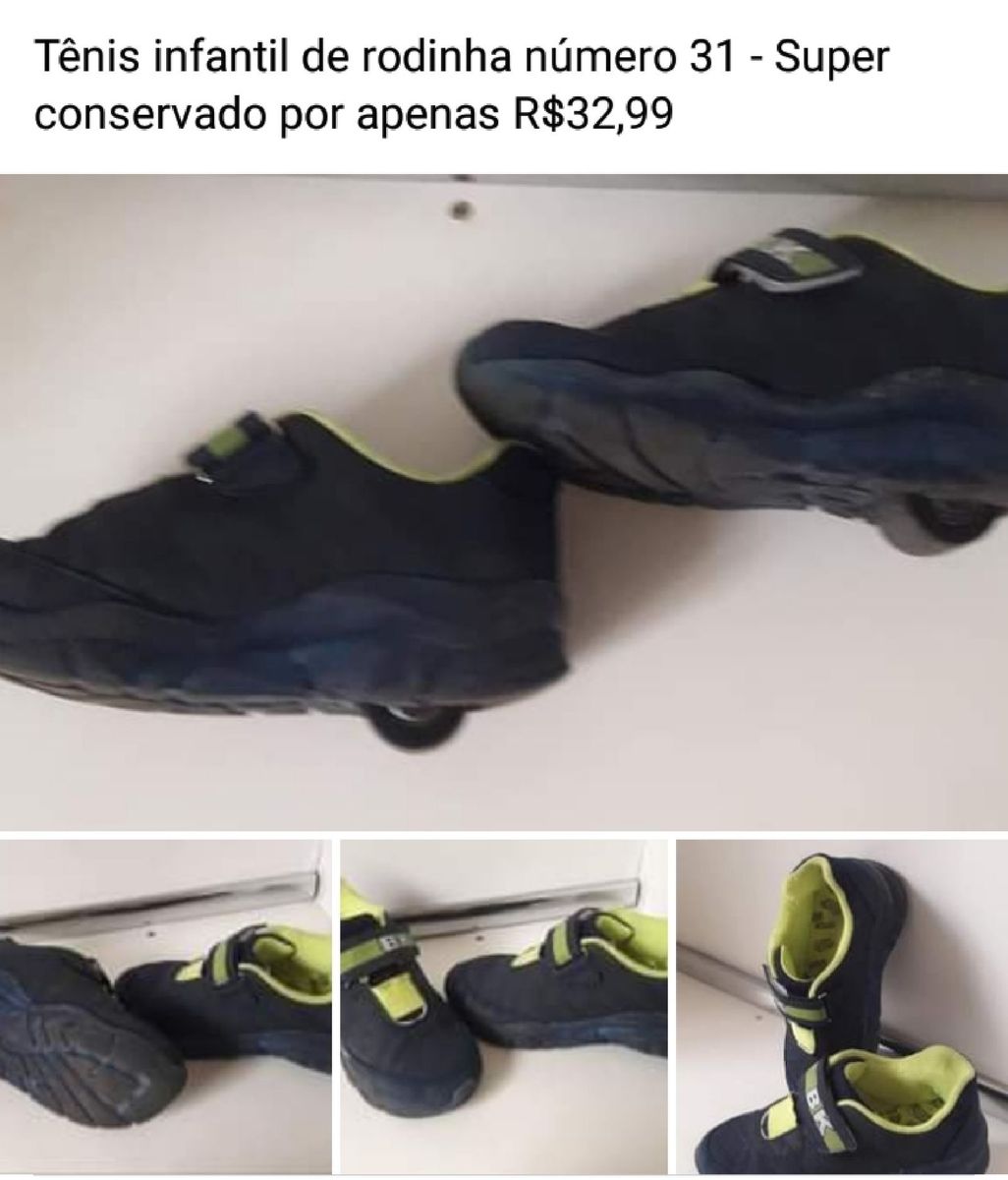 tenis nike infantil numero 31