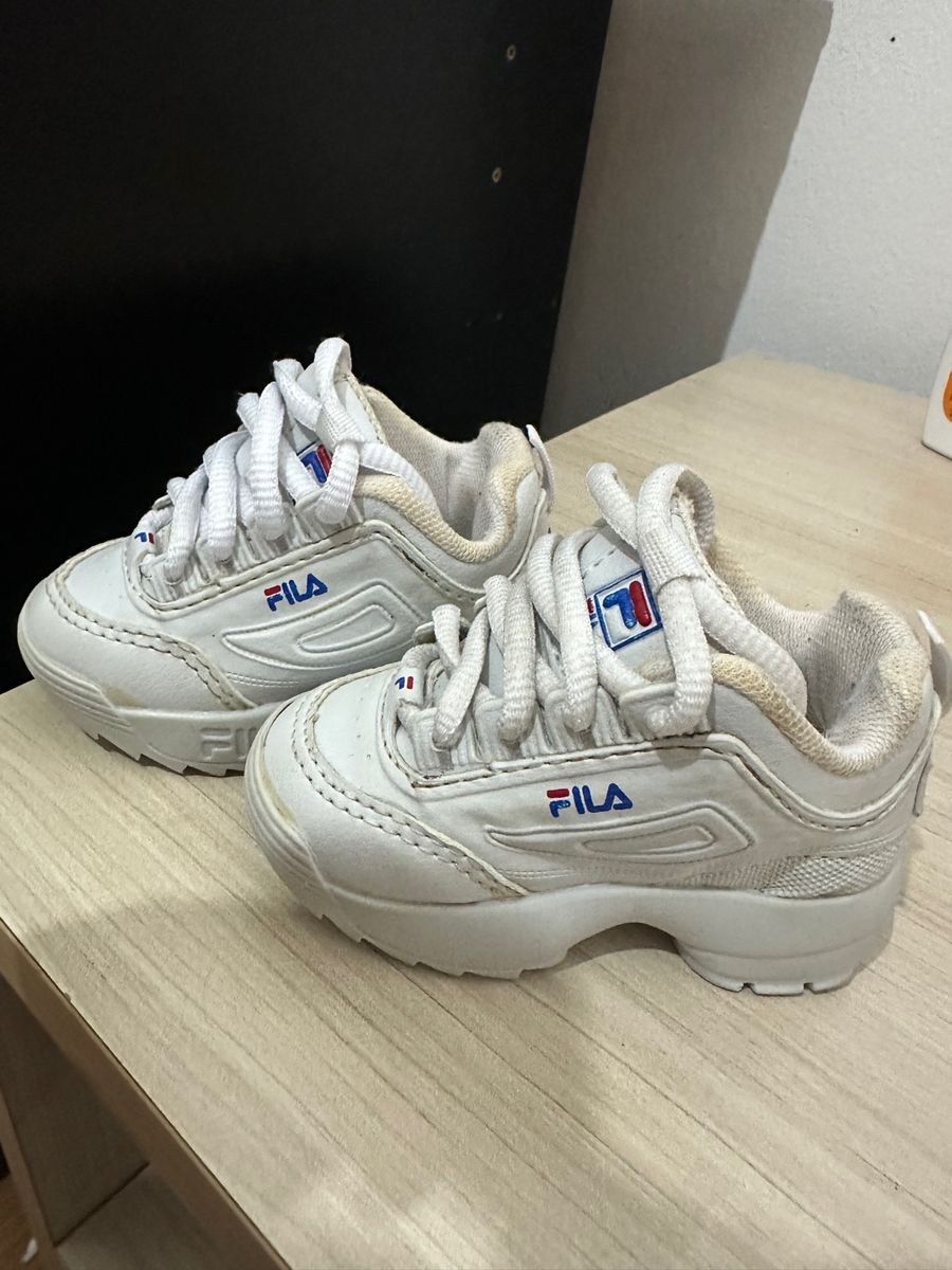 Tenis Infantil da Fila para Bebe Fila Usado 99721240 enjoei