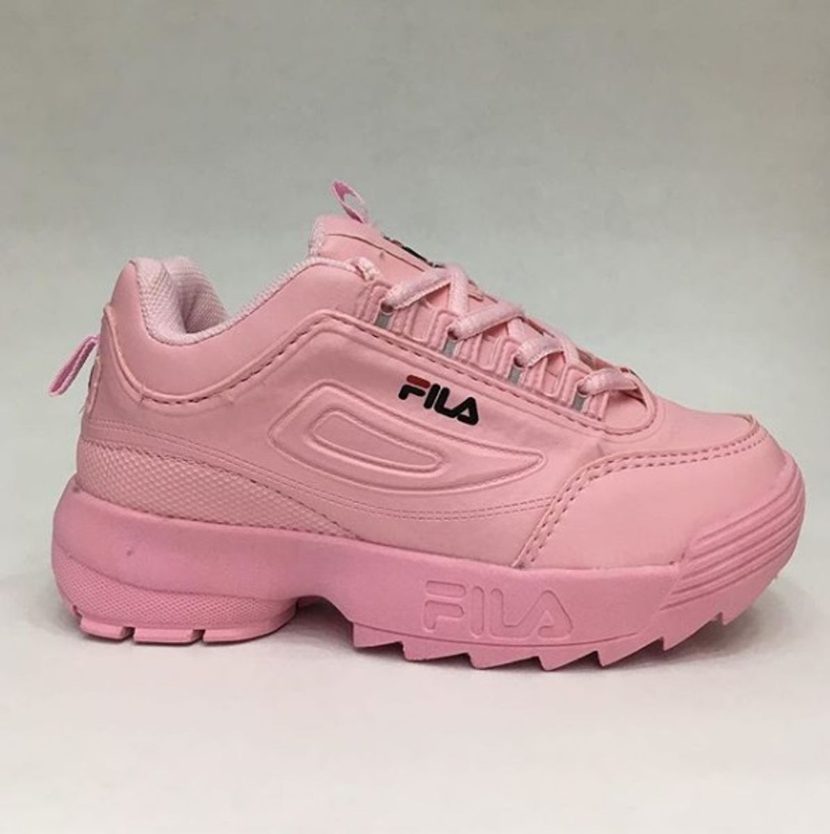 tênis fila infantil rosa