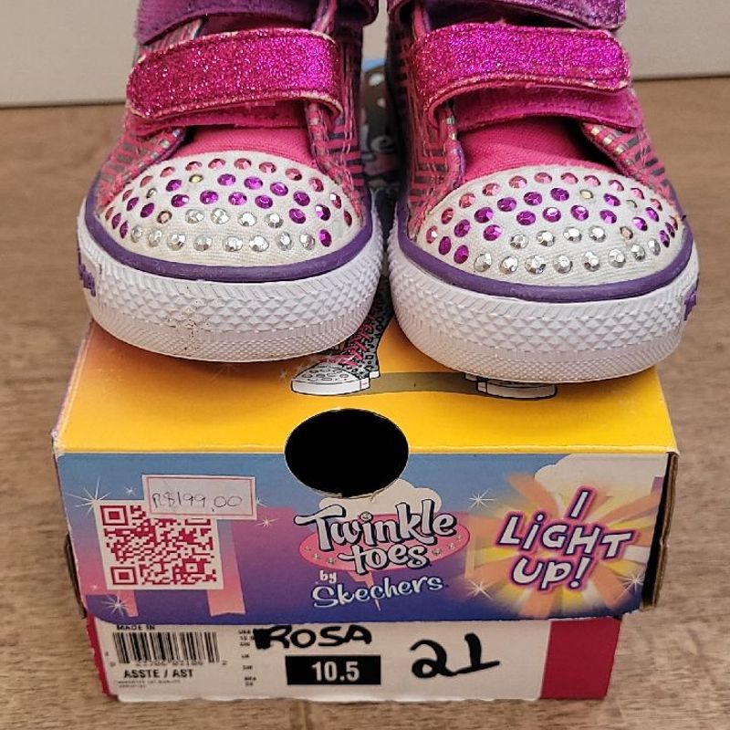 Tenis skechers hot sale infantil com luz