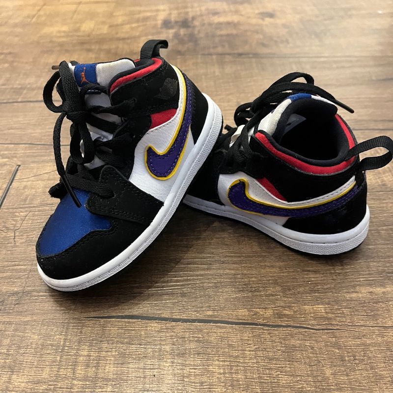 キッズ 13cm Nike jordan 1 ナイキ Tênis Infantil Jordan 1 Original, Tamanho 20 (13cm) | Nike Kids