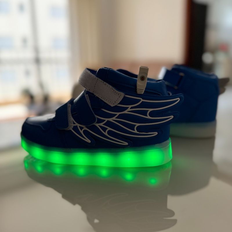 Tênis Infantil Led Recarregável Sonic Nimbus Fly Calçado