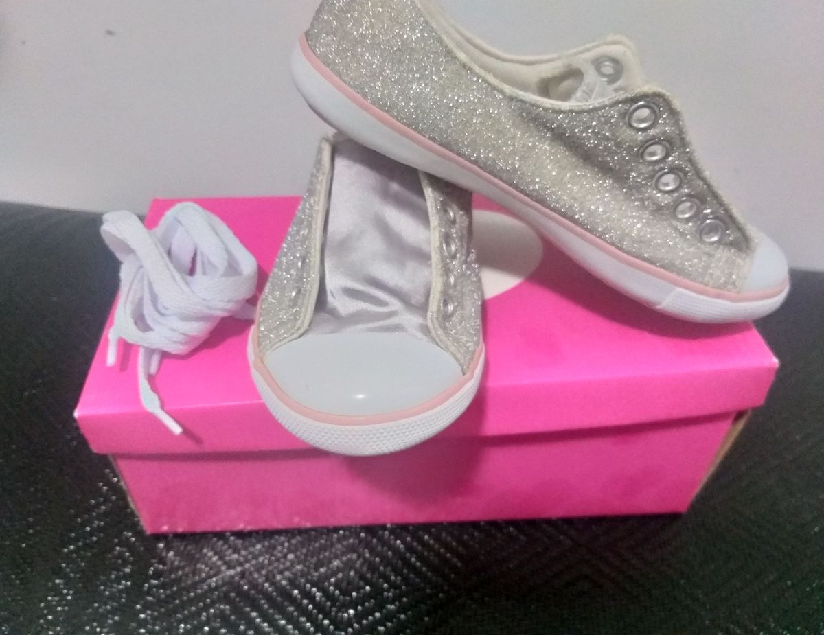 tenis infantil brilhante