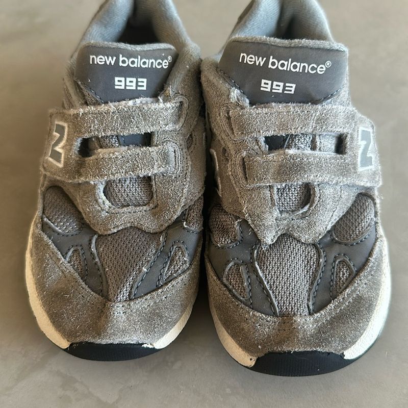 Tenis Infantil New Balance 993 Cinza Fechamento Velcro Tam Br 24 Usa 8.5 New Balance 993 Usado 102365983 enjoei