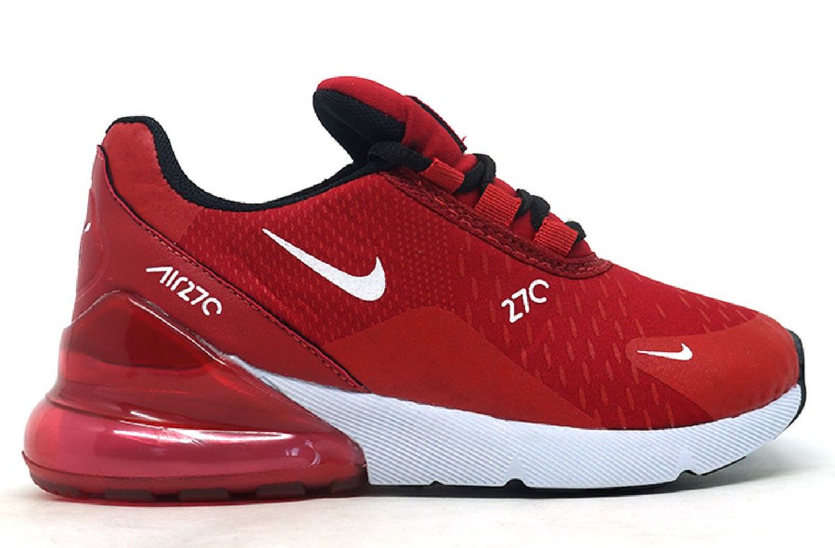 tenis nike vermelho infantil