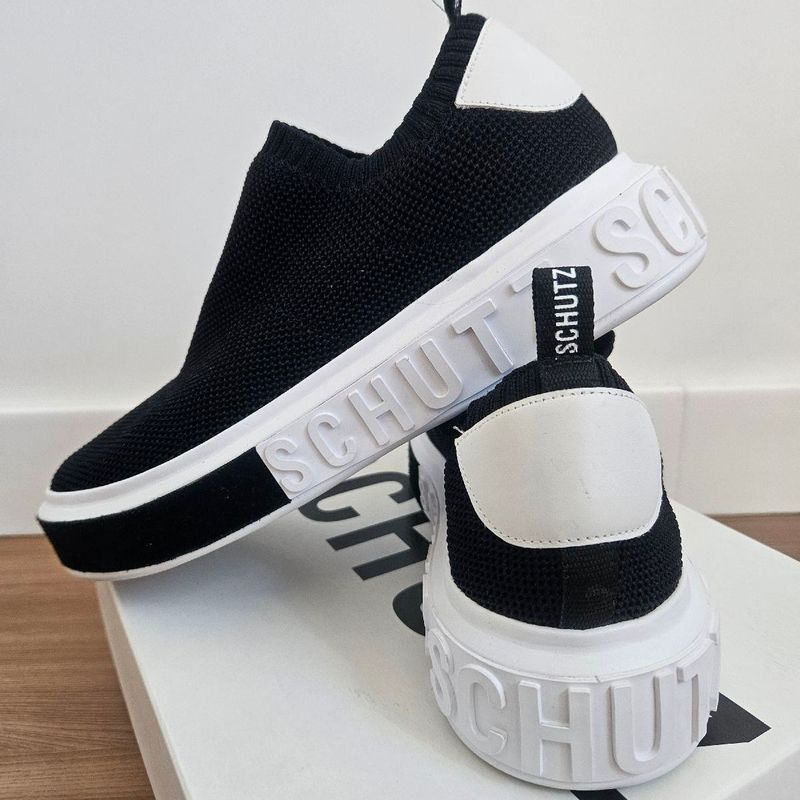 Tênis It Schutz Knit Preto Schutz Slip On Tênis Meia Tênis Feminino  Schutz Usado 107819740 enjoei