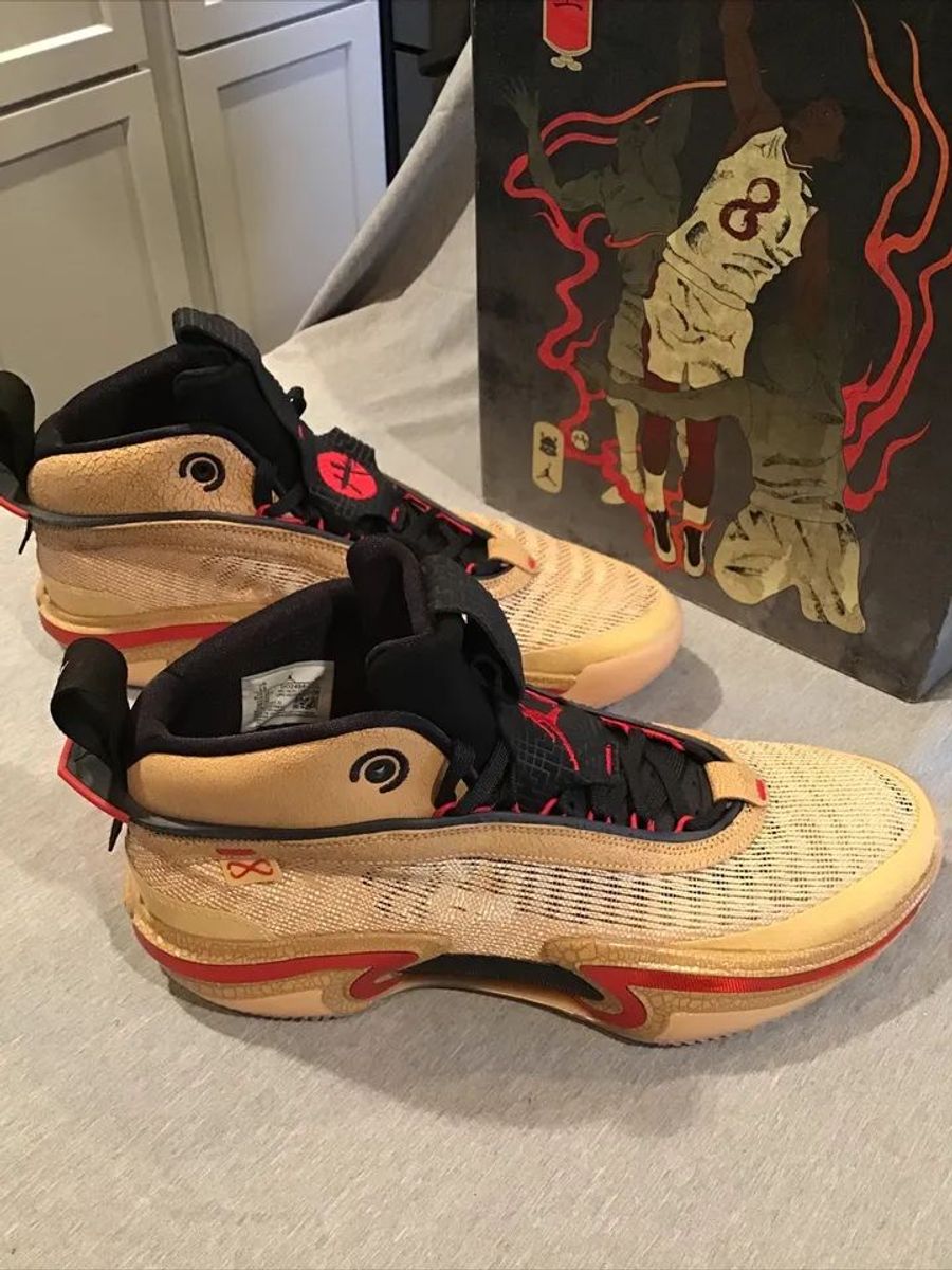 Tenis Air Jordan 36 X Rui Hachimura 'Black Samurai 2022' Do2494