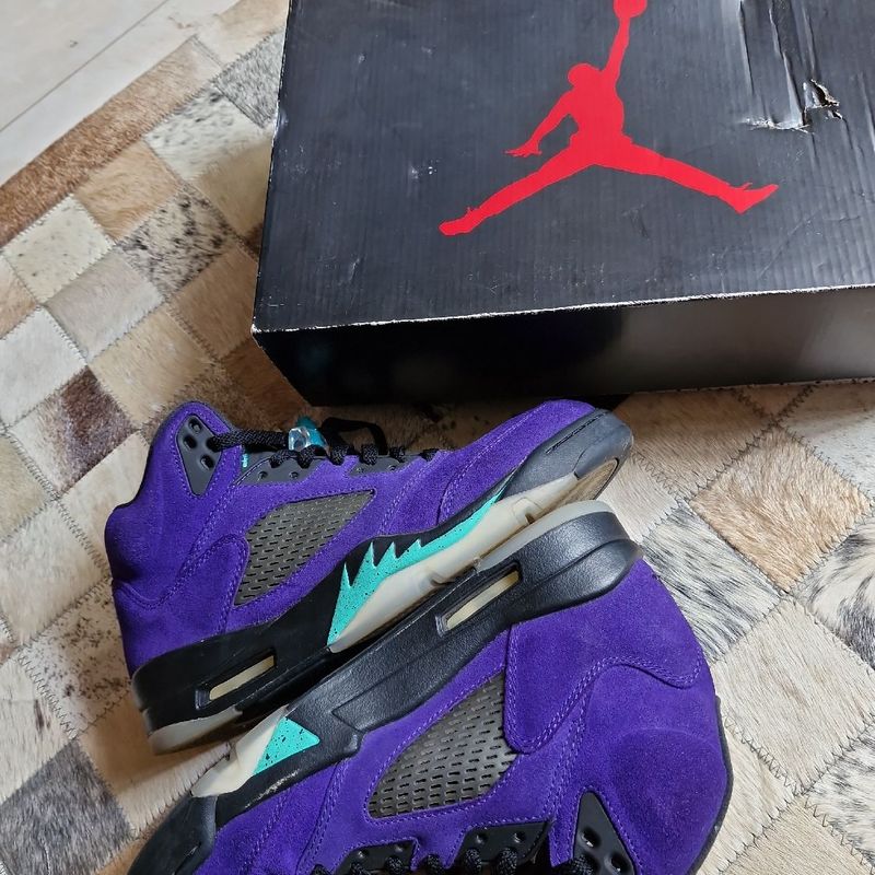 Tênis Jordan 5 Retrô Grape Ice | Nike Usado 99695739 | enjoei