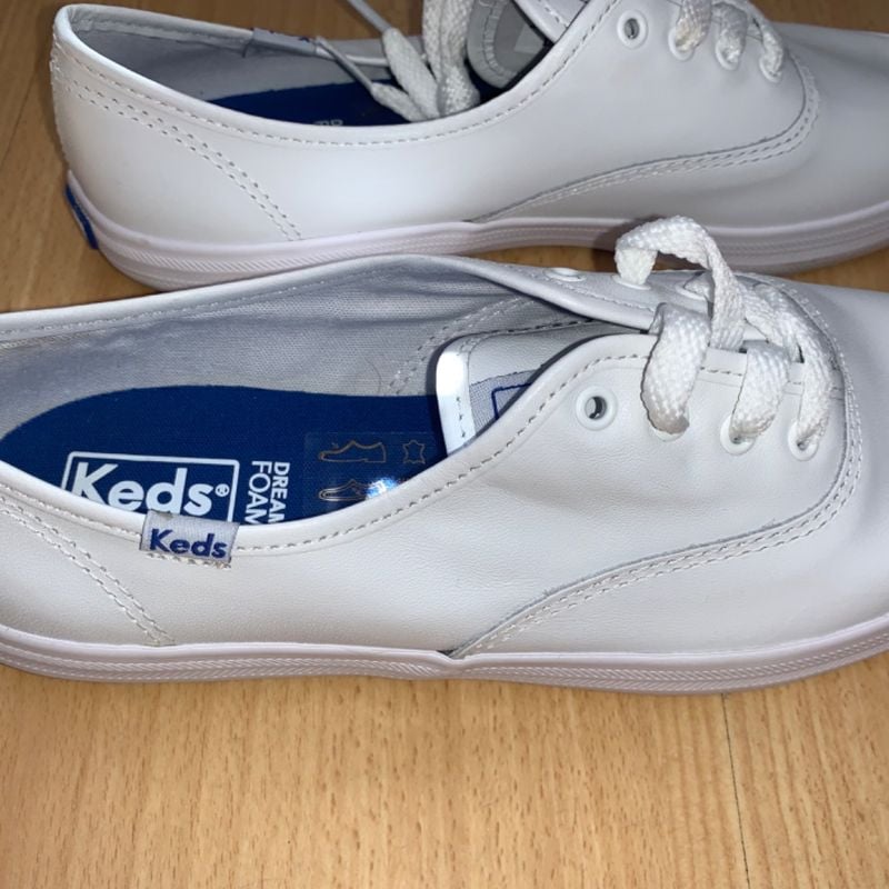 Tênis keds champion woman best sale leather couro