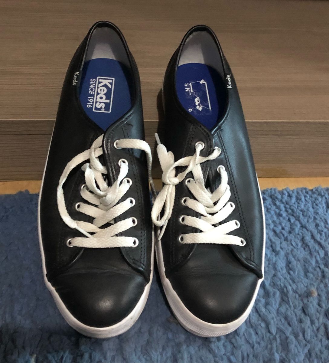 tenis keds couro preto