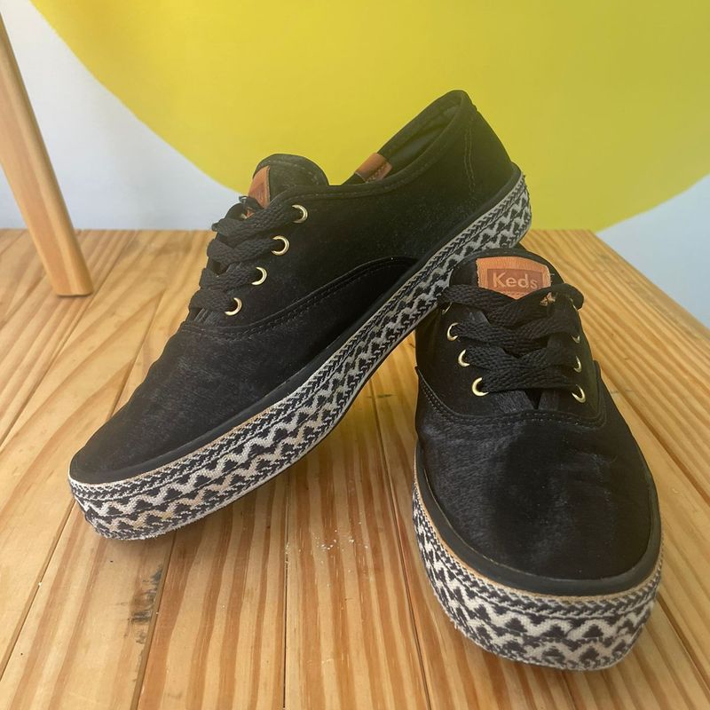 Keds best sale feminino preto