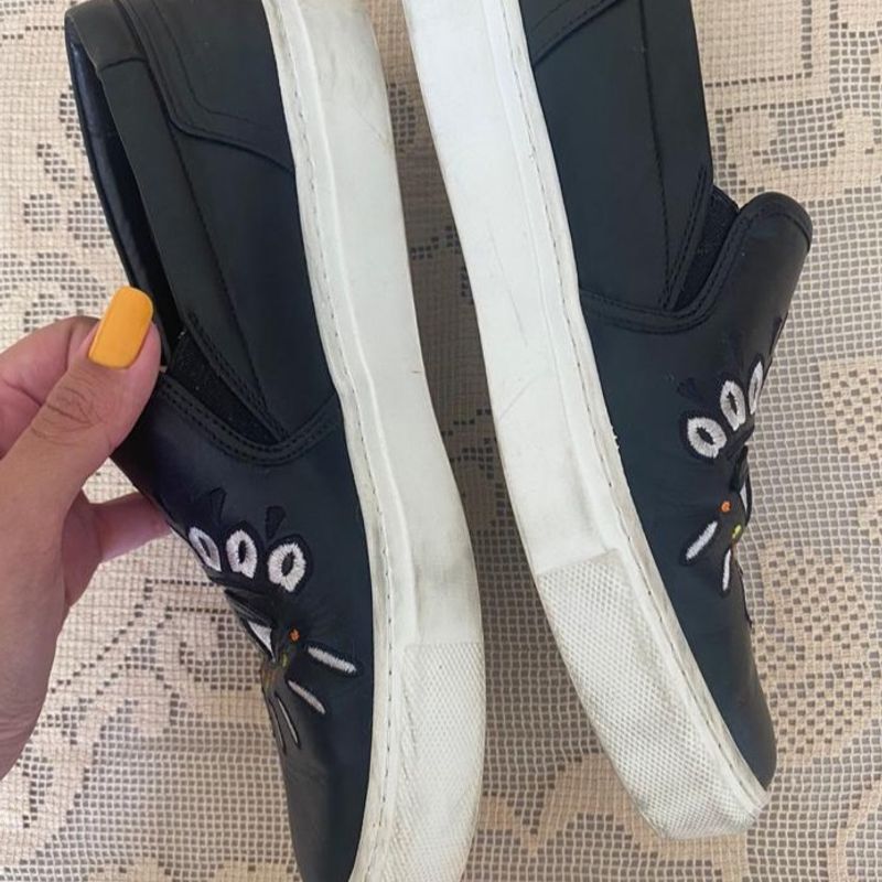 Kenzo leather hot sale slip on