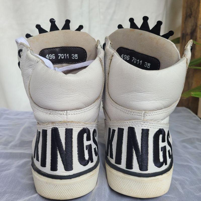 Tênis Kings, Kings Sneakers, Tênis Cano Alto Kings ,tênis Branco Kings,  Tênis Branco Tênis Masculino Kings Usado 80806816 enjoei
