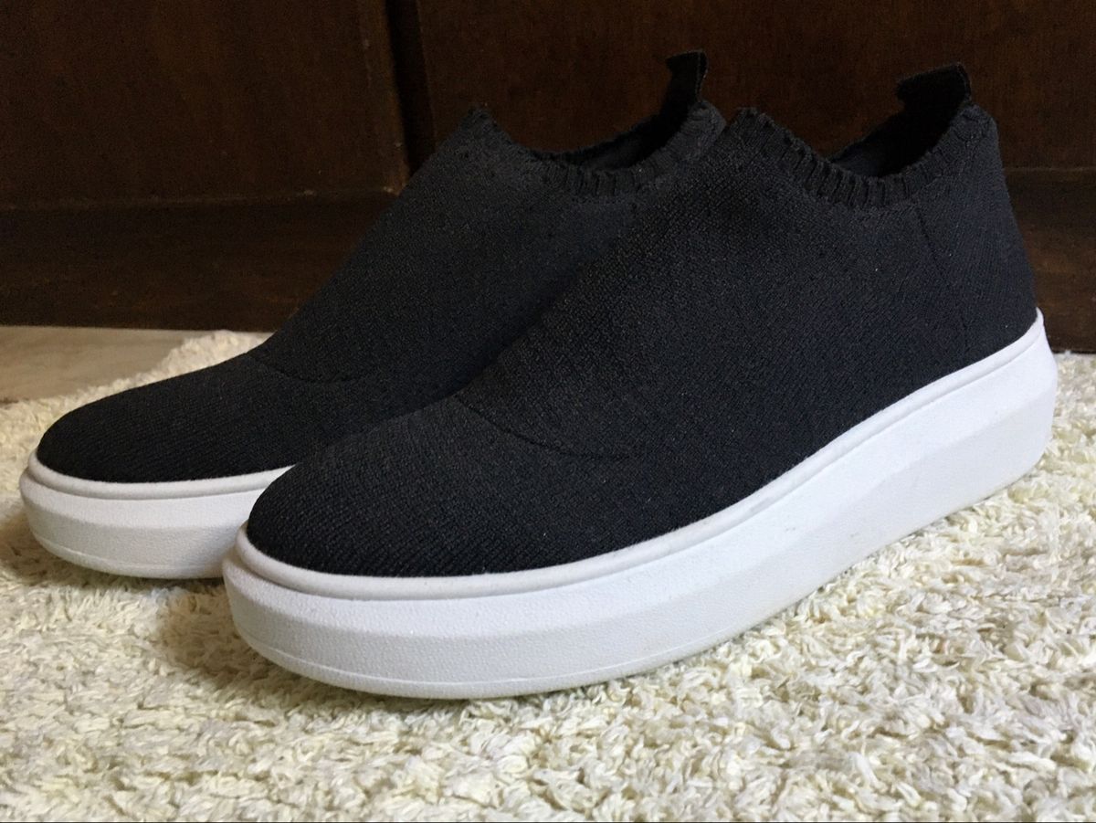 tênis feminino flatform satinato