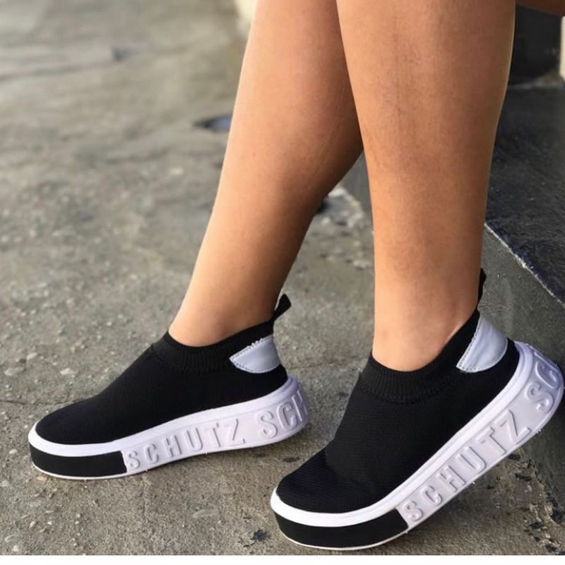 Tênis Knit Preto Schutz Tênis Feminino Schutz Usado 94030017
