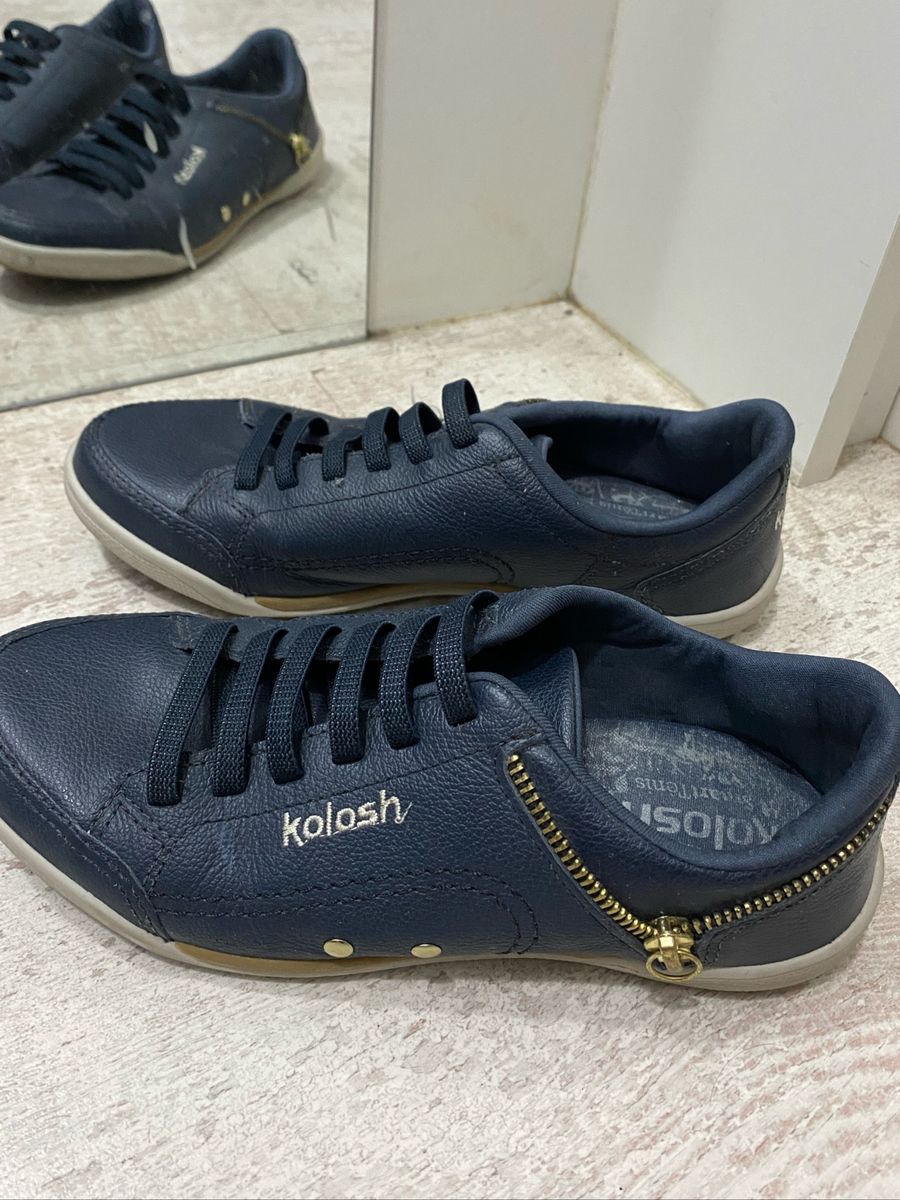tenis kolosh azul marinho