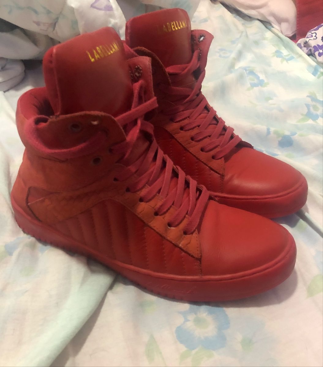 tenis labellamafia vermelho