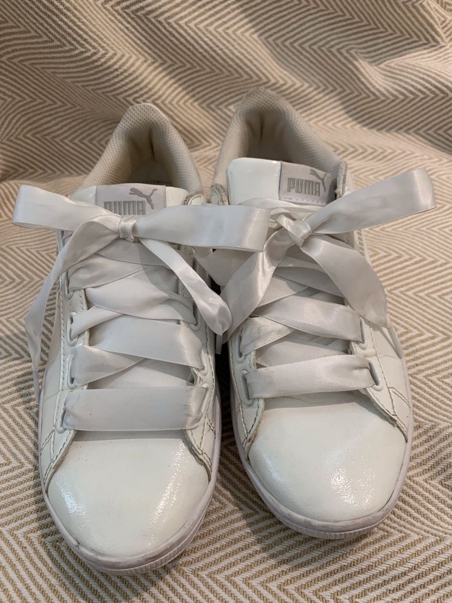 puma laço branco