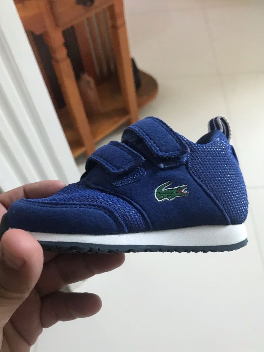 Tenis Lacoste Baby Unissex 9 A 12m Calcado Infantil Para Bebe Lacoste Nunca Usado Enjoei